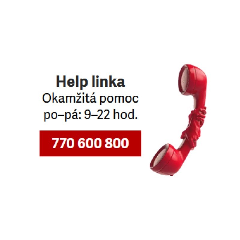 Help linka po-pá 9-22h: 770600800